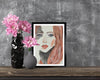Red Wall Art Decor - Beautiful Woman Painting | Red Skelton Artwork