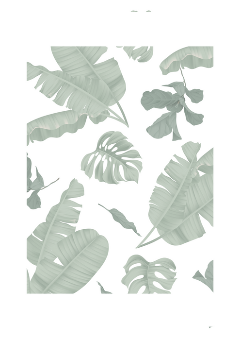 Palm Leaves Tropical Wall Art